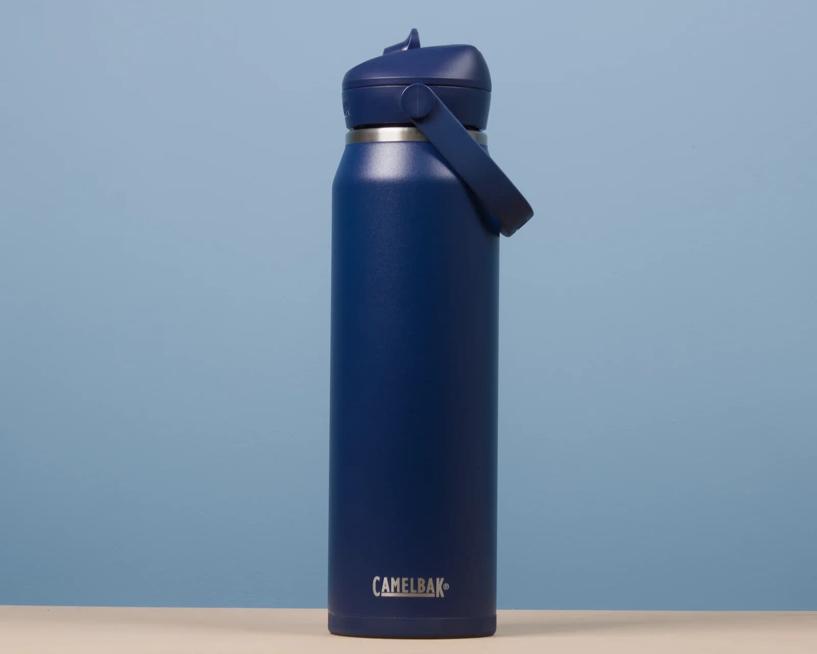 Gourde CamelBak Thrive Flip Straw Insulated Stainless Steel 1 L Moss Green, paille fermée
