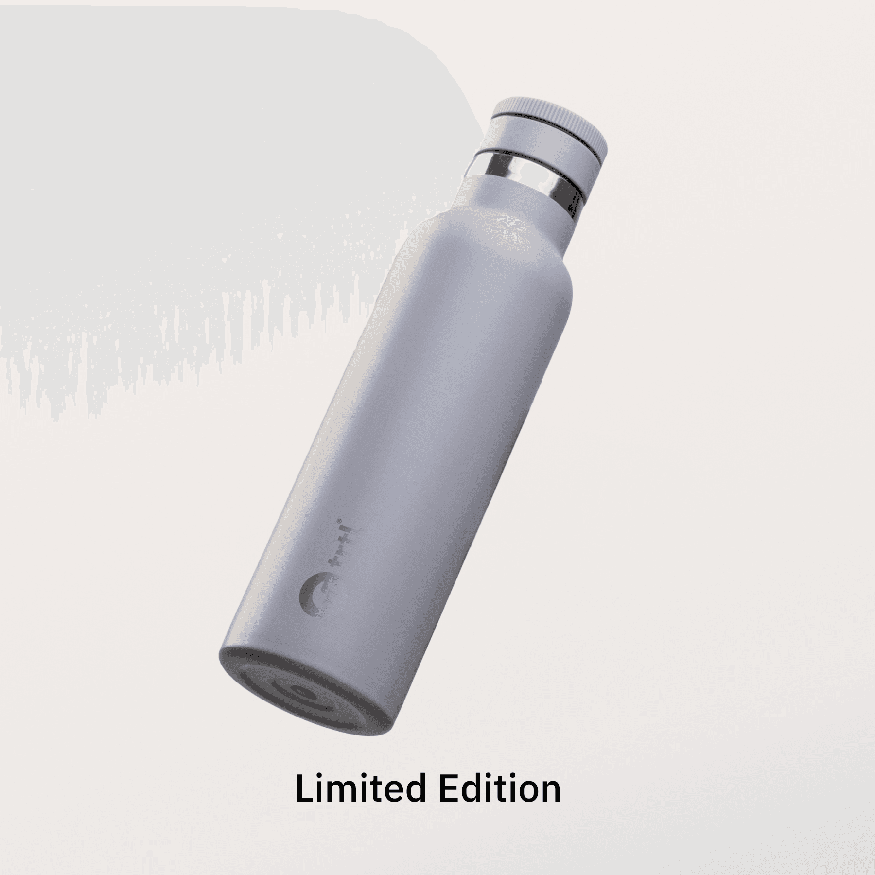 Gourde TRTL Flask Oyster Grey