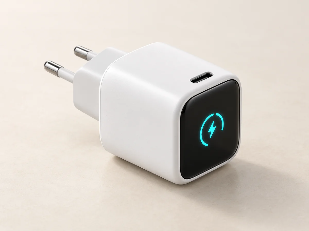 Illustration générée par IA pour Anker Nano 45 W avec écran A121D — représentation indicative
