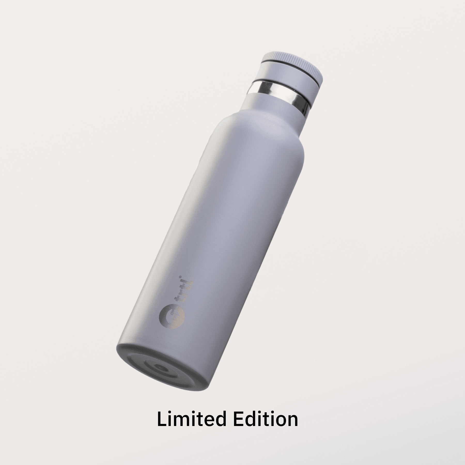 TRTL Flask bottle in Oyster Grey