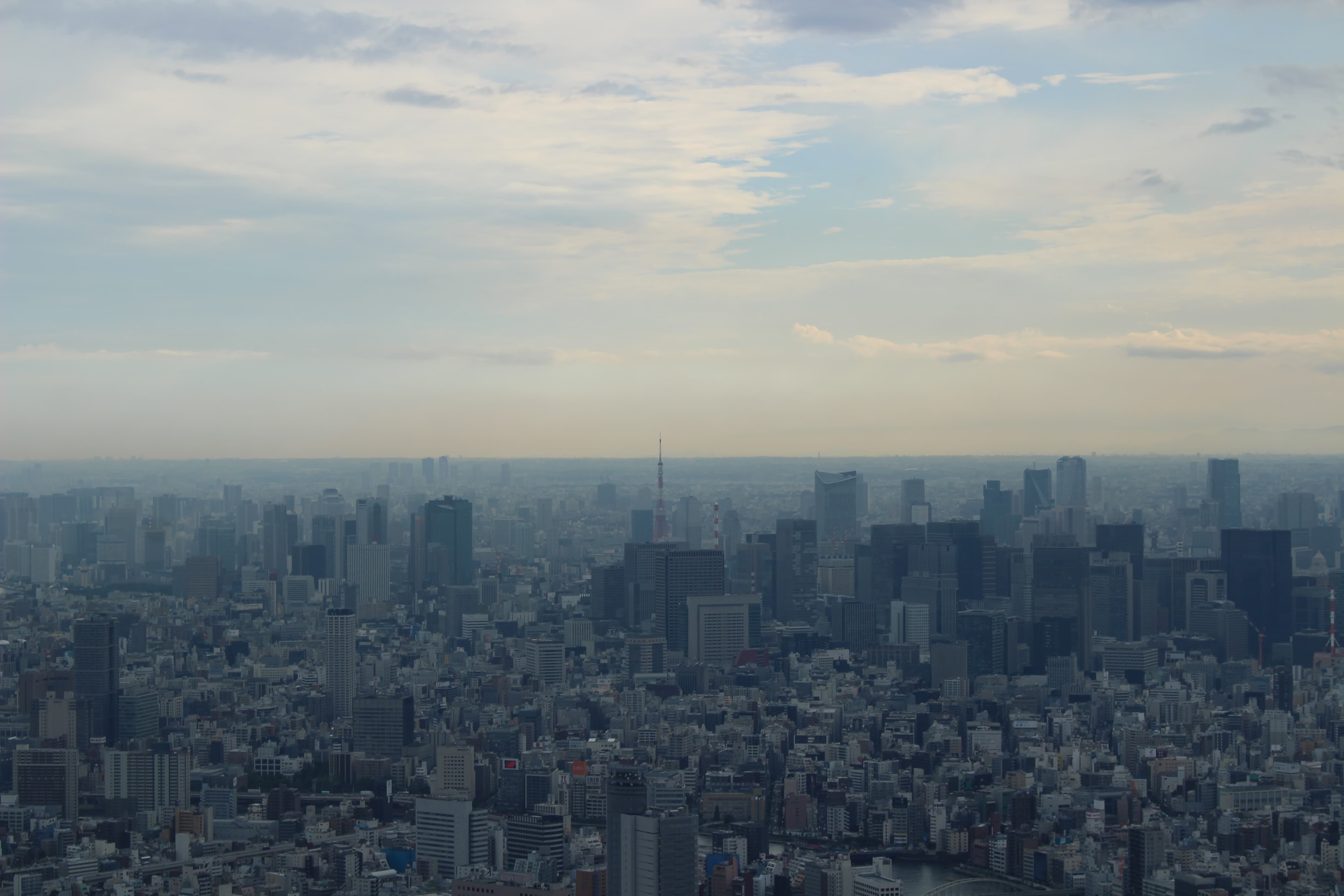 Panorama de Tokyo vu depuis la Tokyo Skytree